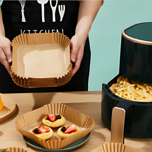Forma Antiaderente Airfryer, Forma De Papel Airfryer, Forma Descartável Para Fritadeira