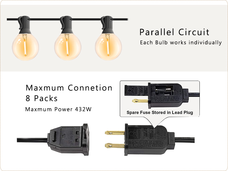 Connectable string lights