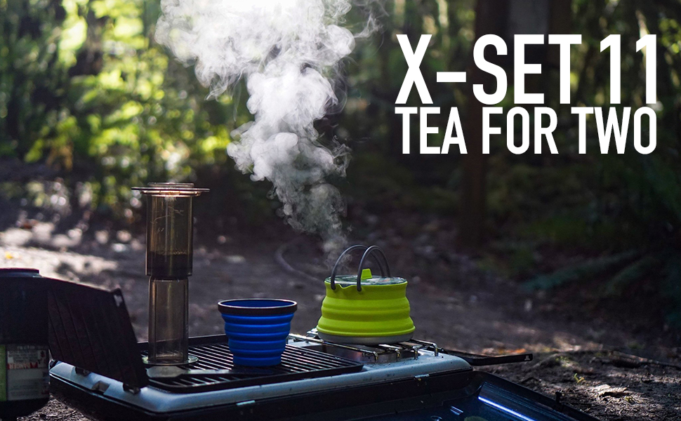 バーベキュー・調理用品 SEA TO SUMMIT X-Kettle & X-MUG Amazon.com : Sea to Summit X-Pot Collapsible Kettle and Mug