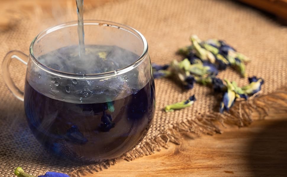 Pure Dried Butterfly Pea Flower Tea Herbal for Hot Tea Mix