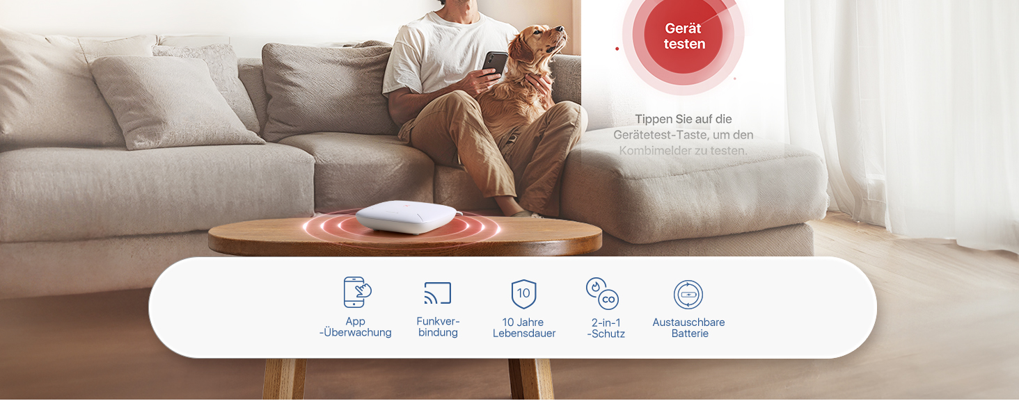 Rauch- und Kohlenmonoxidmelder SC07-MR