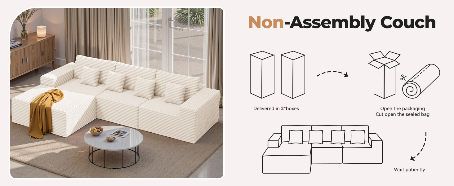 modular cloud sectional couch