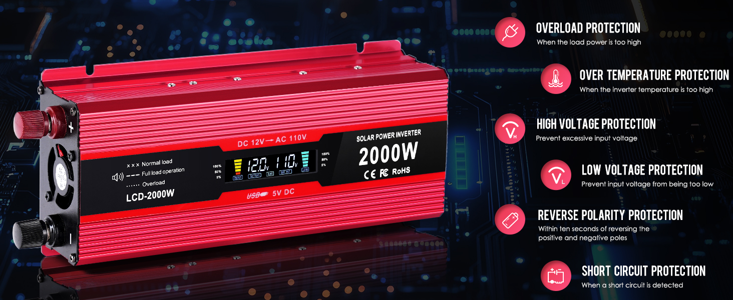 12v inverter to 120v