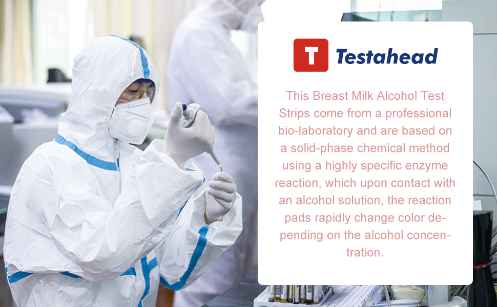 T TESTAHEAD Breast Milk Test Strips, Quick & Accurate Test