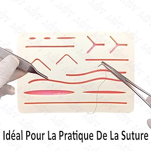 GOO Coussin de peau en Silicone Kit formation à la Suture