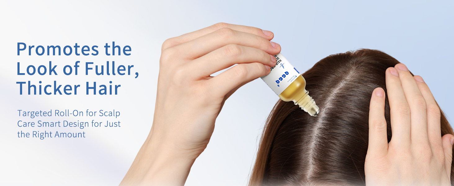 Roll on hair growth serum