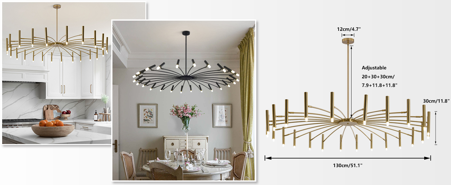 brass gold chandelier