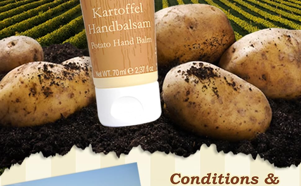 Styx Potato hand balm sooth rough and chapped hands. Conditions and moisturize