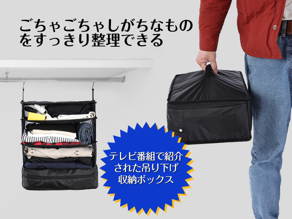 Amazon.co.jp: TABITORA(タビトラ) クローゼット吊り下げ収納 インナー