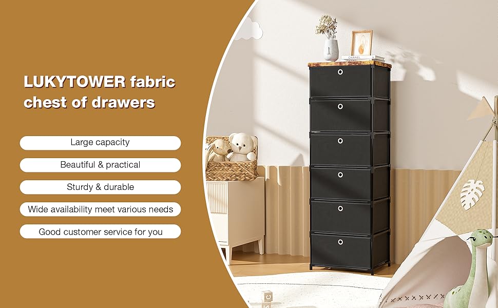 6 drawer dresser