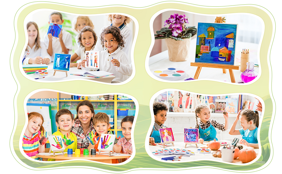 Watercolor Paint Sets Mini Paint Set 4x4 Small Painting