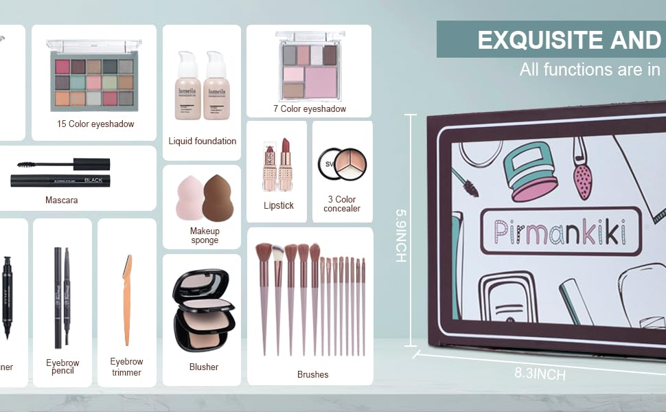 All in One Makeup Kit for Women Full Kit