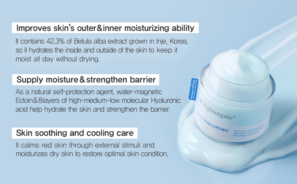 ectocream, soothing cream, moisture