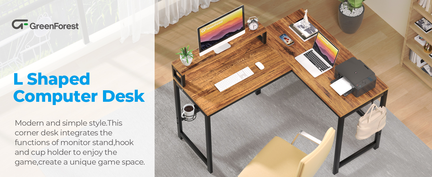 L Shaped Computer Desk