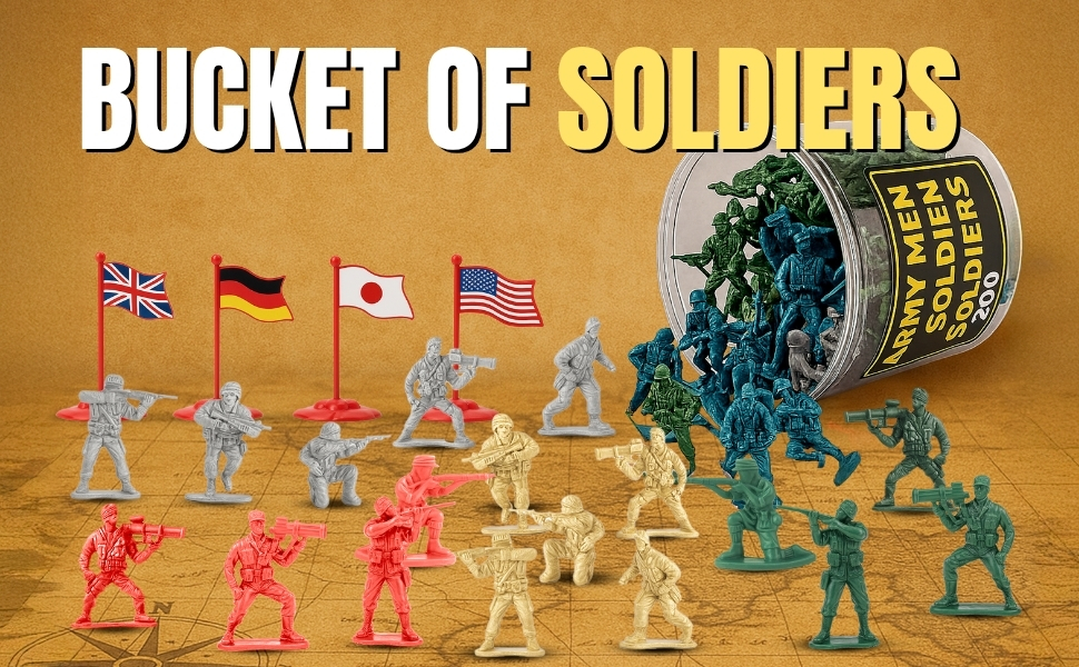 Amazon.com: Liberty Imports Army Men Toy Soldiers Playset