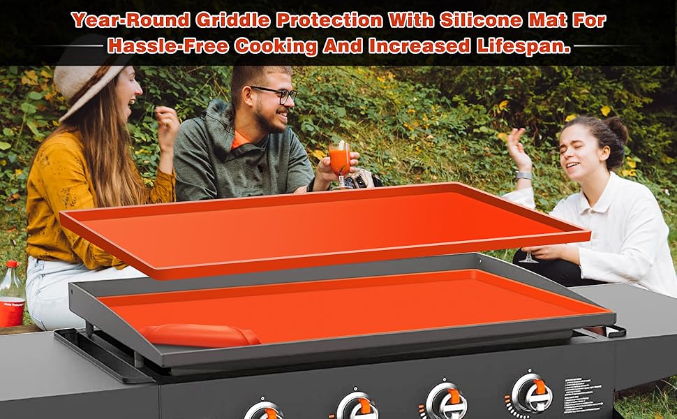 22" Silicone Griddle Mat for Blackstone Grill, Heavy Duty