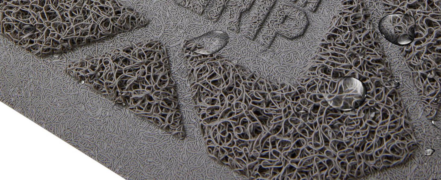 water shown on top of waterproof cat litter mat