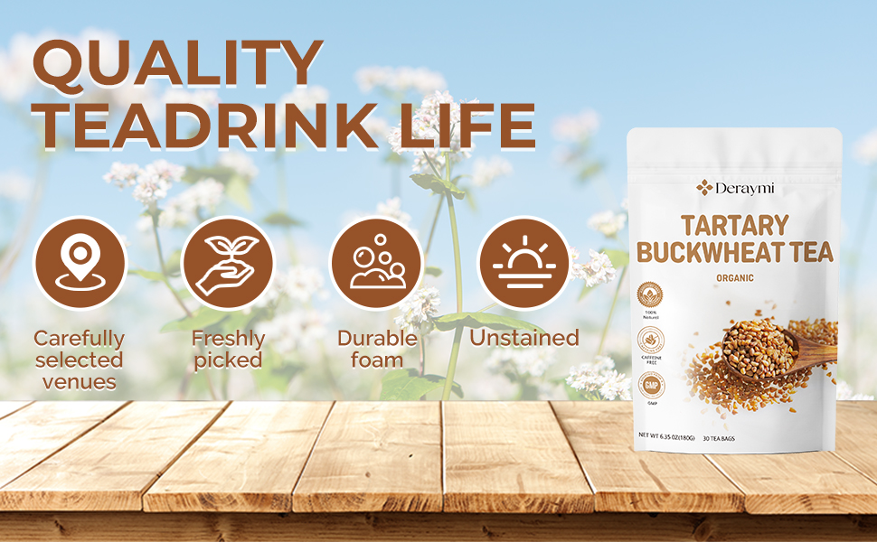 Tartary Buckwheat Tea, Himalayan Tartary Buckwheat Tea Bags