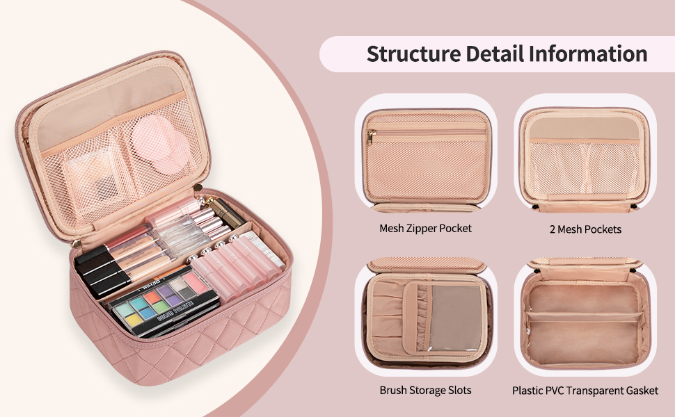 OCHEAL Makeup Bag, Cute Makeup Organizer Bag Make up Bag