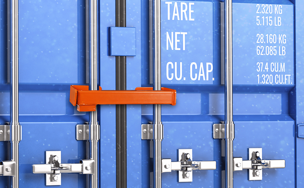 DorBuphan Equipment Lock Cargo Door Lock, Shipping Container Locks Adjustable Length