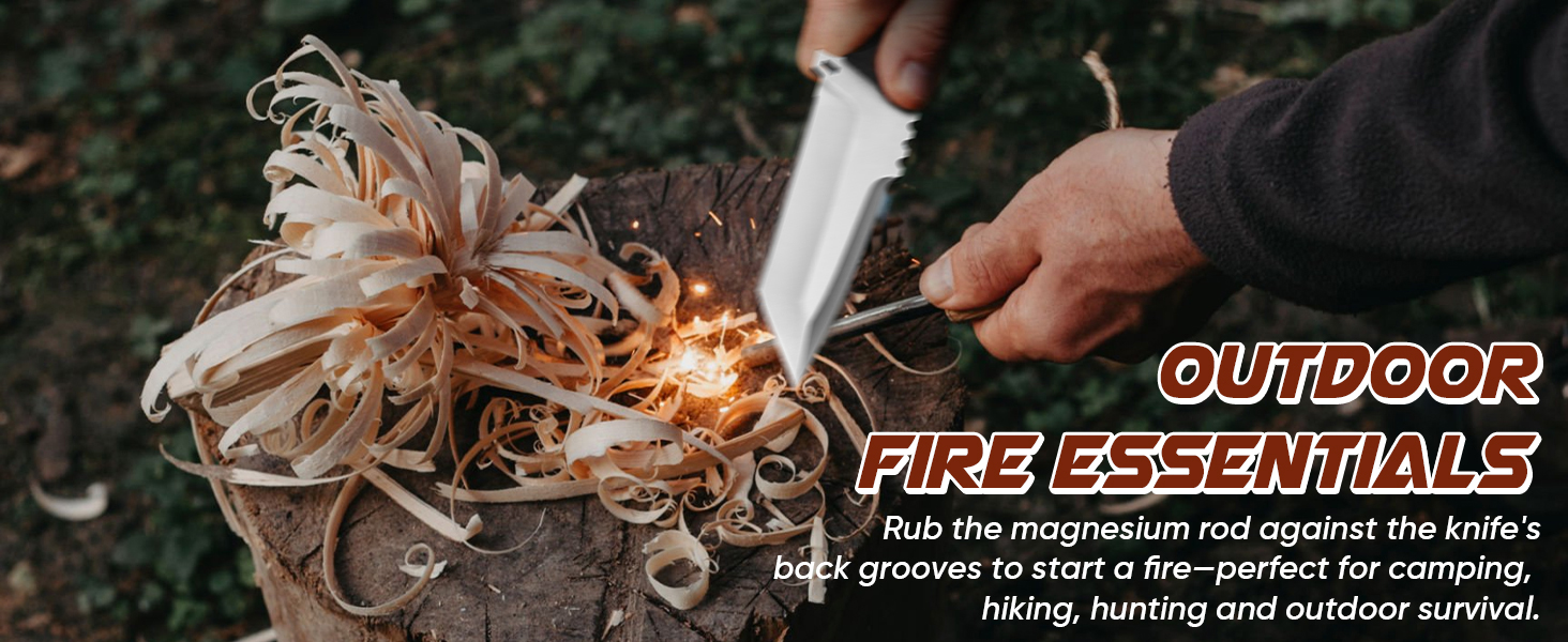 Fixed Blade Knife With Sheath