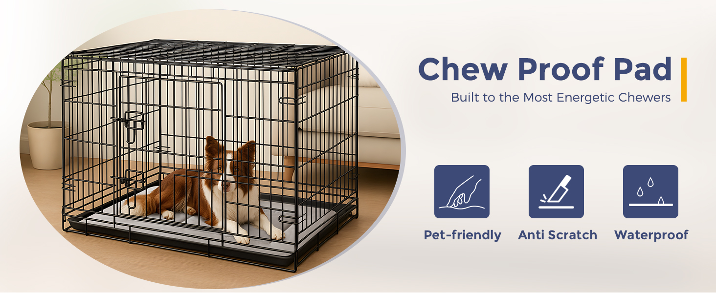 MAXYOYO Chew-Proof Indestructible Dog Beds for Aggressive Chewers
| MAXYOYO Machine Washable De-Chewable Dog Crate P A133e4cb 25d9 40ee Af0a E2fd258b691e. CR0,0,1464,600 PT0 SX1464 V1