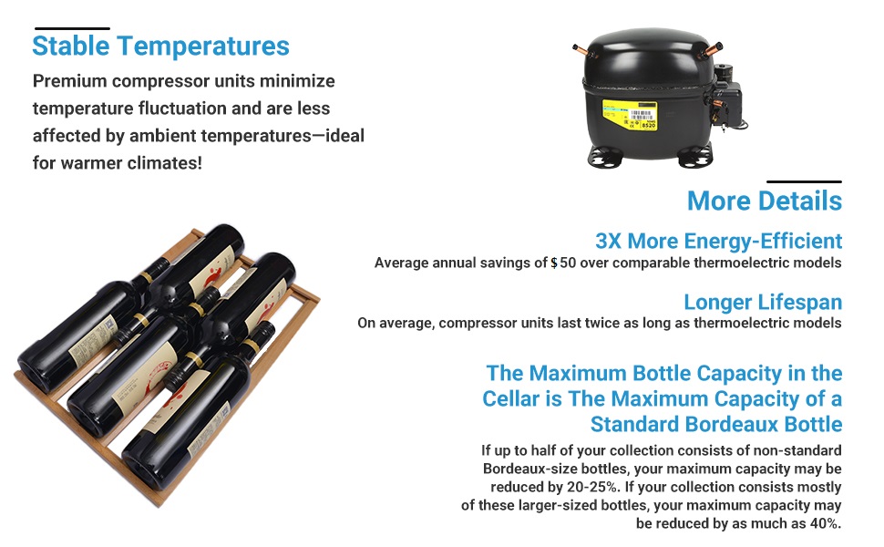 built in wine cooler