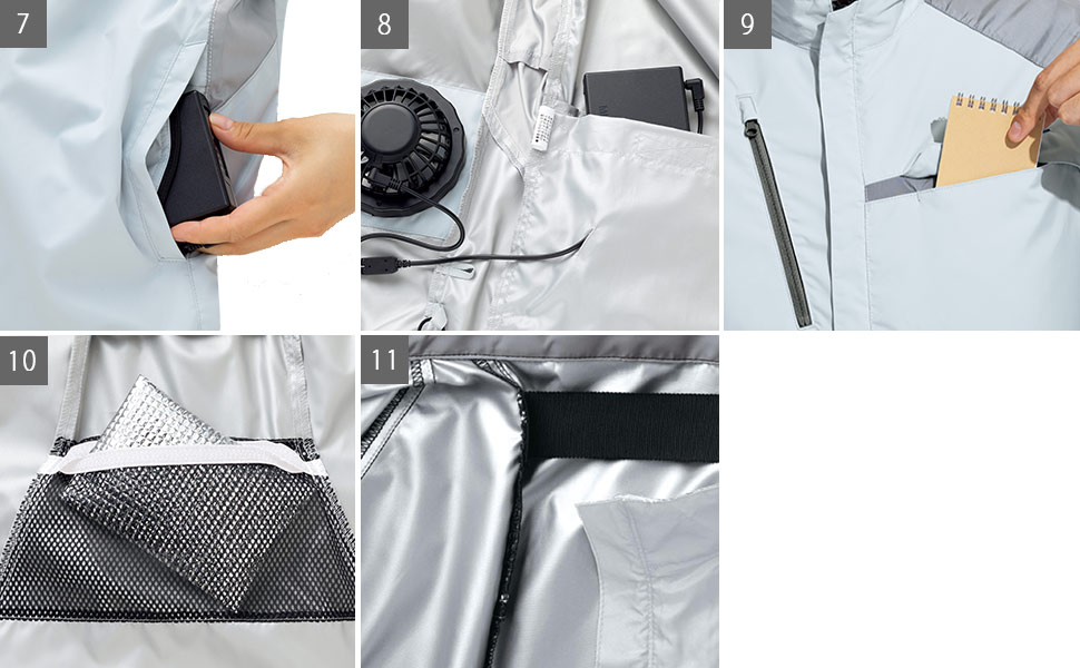 Amazon.co.jp: [ミドリ安全] クールファン 電動ファン対応