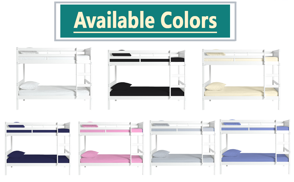 Dazzle Collection 100 Egyptian Cotton 200TC Bunk Bed Fitted Sheet 2ft 6