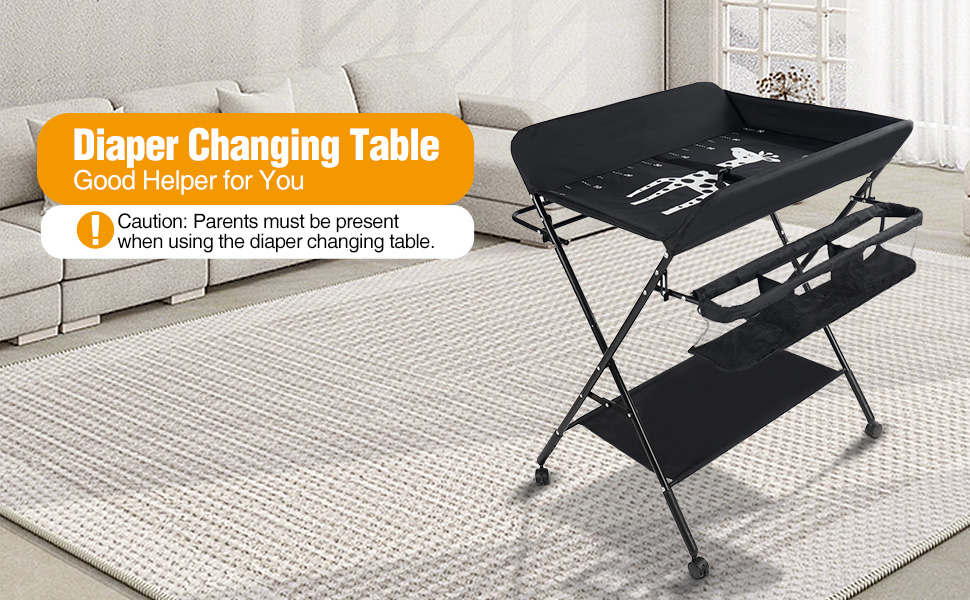 RedSwing Portable Baby Changing Table, Adjustable Height