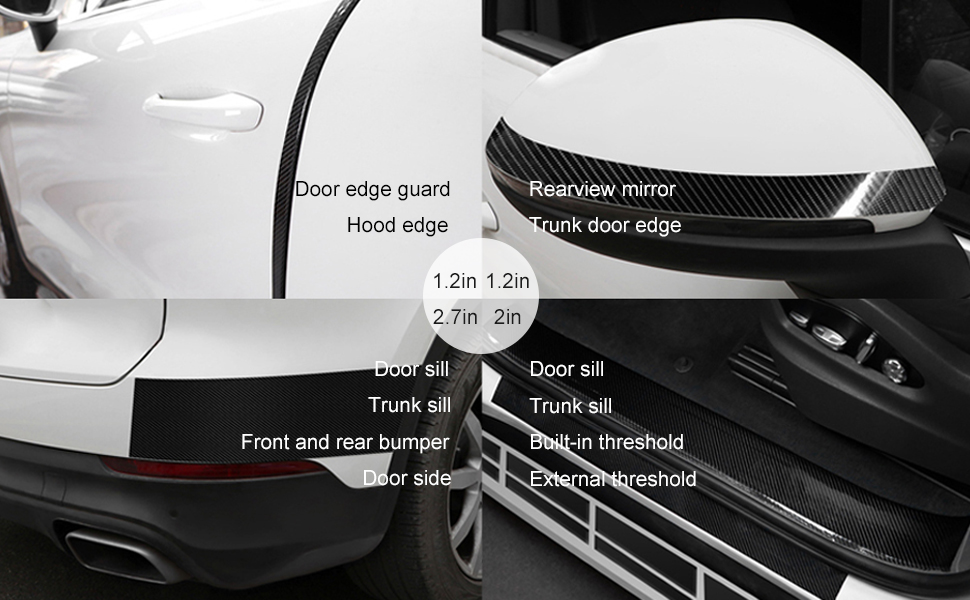 Car door sill protection car door edge protection bumper protection sticker door sill plate suitable