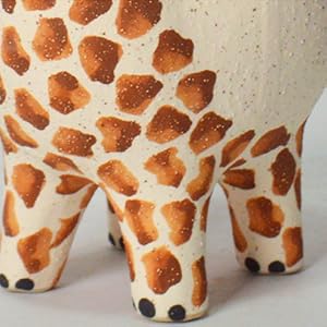 Amazon.co.jp: [Queen-b] プランター キリン 植木鉢 多肉植物 鉢