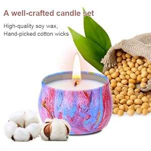 jar candles can be used to decorate your home on Halloween Christmas Thanksgiving
