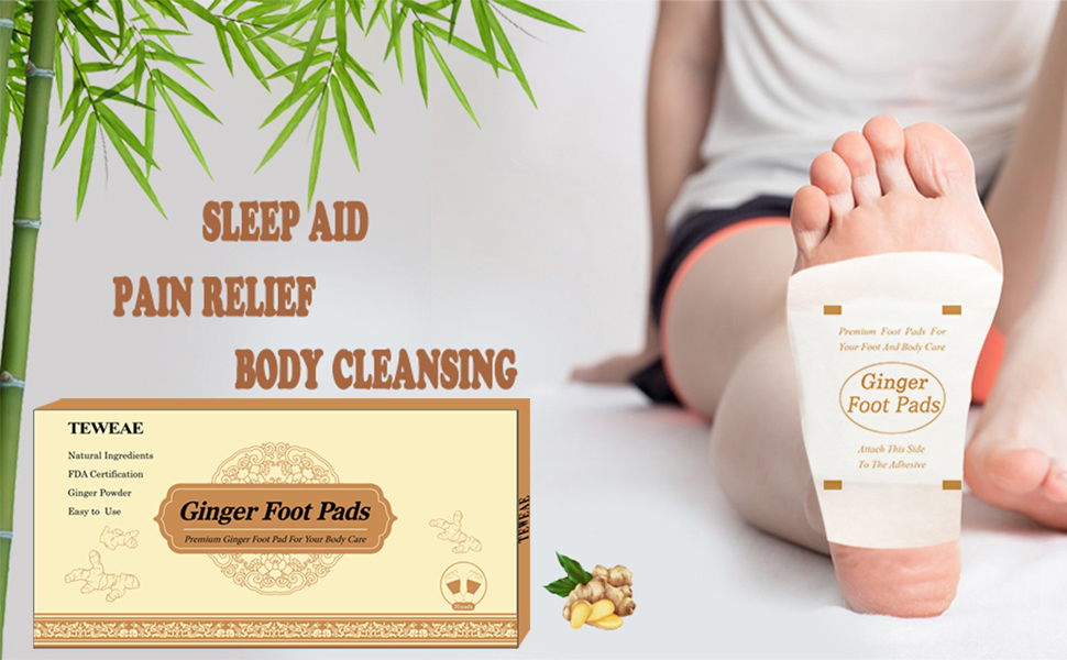 teweae ginger foot pads