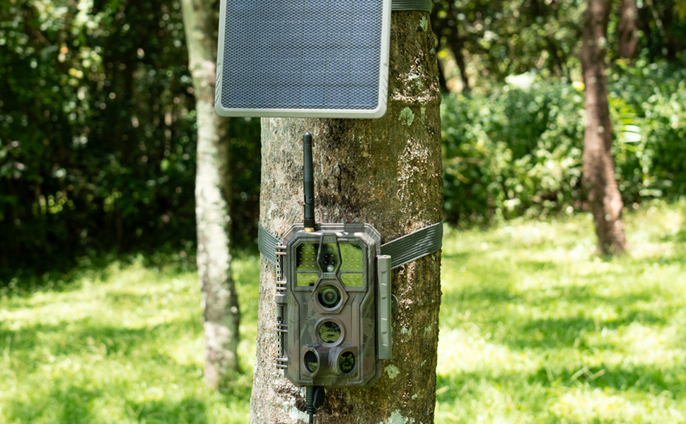 GardePro E8P Wildlife Camera, WiFi Bluetooth, Trail Cameras with