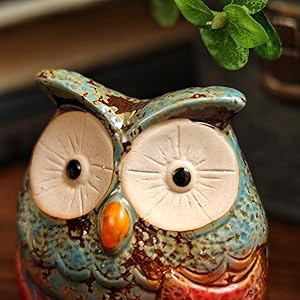Amazon.co.jp: フクロウ 置物 ガーデン オブジェ かわいい