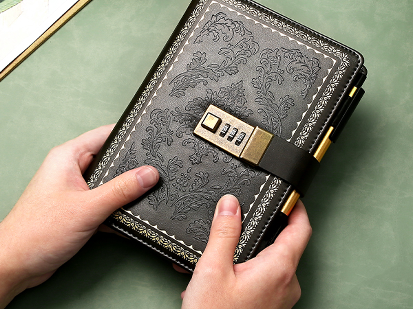 ダイアリー　英語 Amazon.com : ZXHQ Lock Journal with Pen, A5 240 Pages Diary