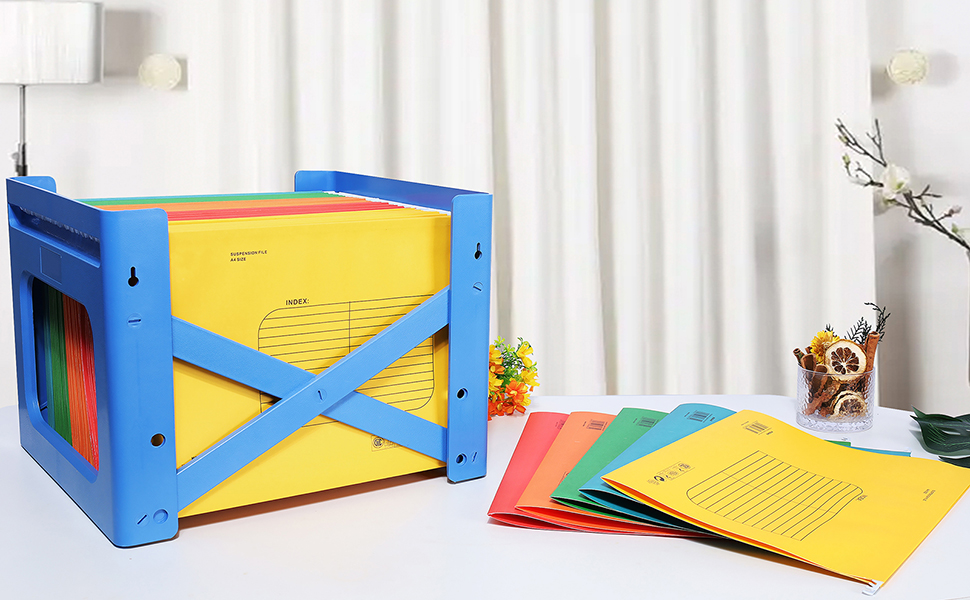 A4 Suspension Files 25PCS Reinforced Hang Folders Filing