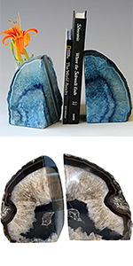 Agate Bookends Geode