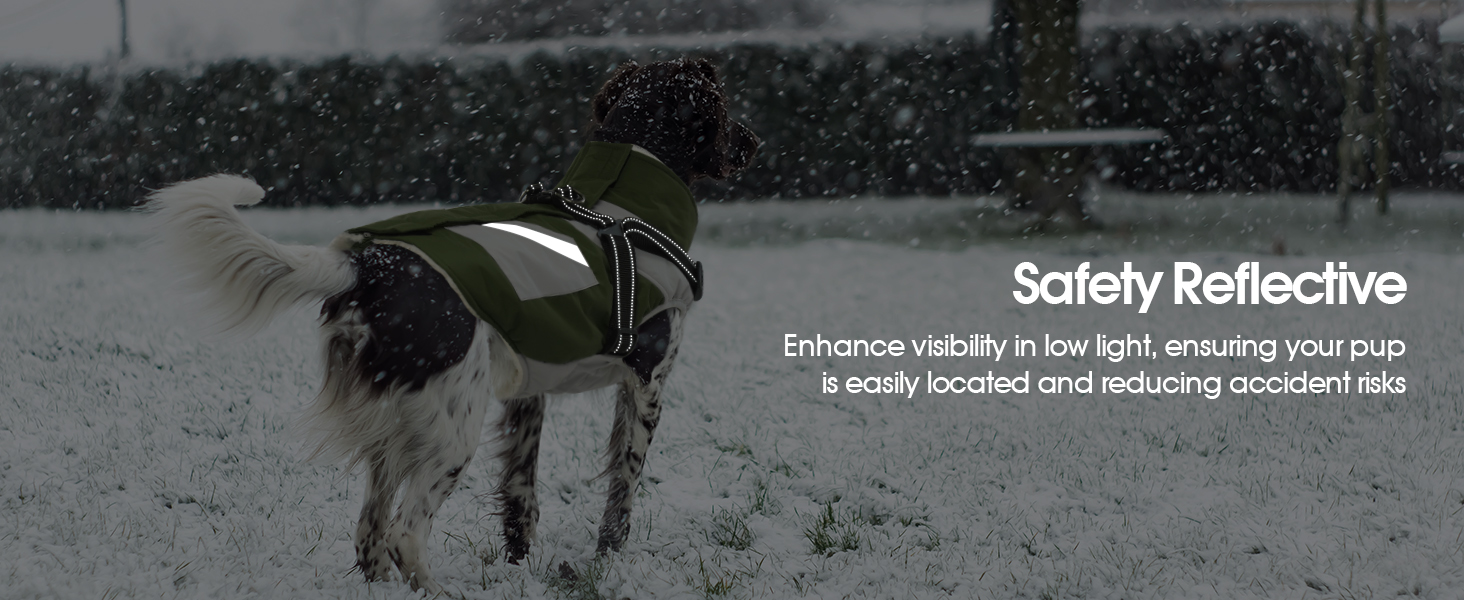 reflective dog jacket