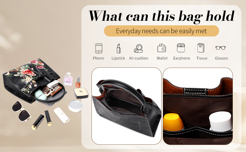 Large capacity women's handbag