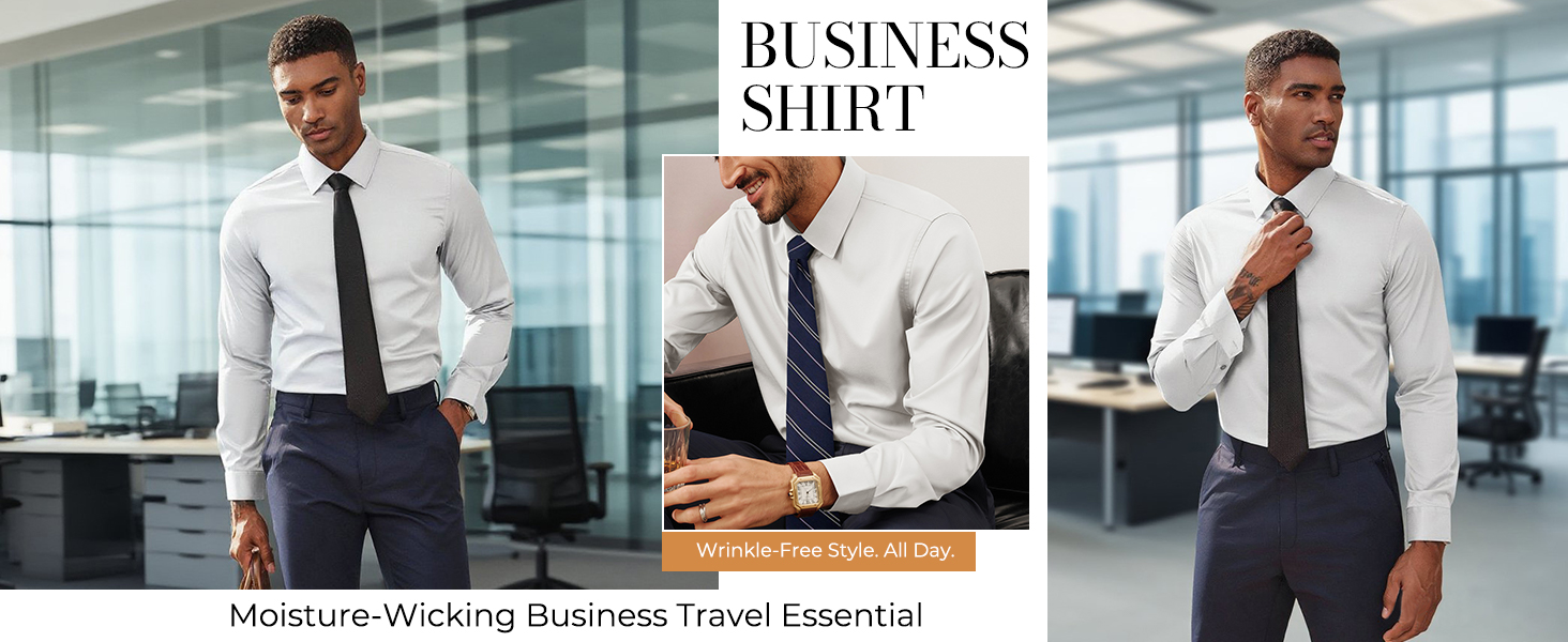 Mens Formal Business Shirt