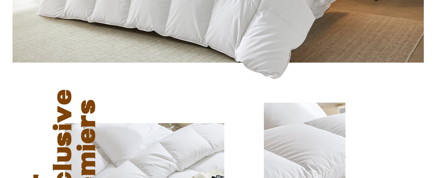 L LOVSOUL 75% Goose Down Fiber King Size Comforter, Fluffy Ultra Soft & All Season White Duvet Insert for Ultimate Co A14f036f 3248 4ac3 90a5 90a6a5ae2e72. CR0,0,1464,600 PT0 SX1464 V1