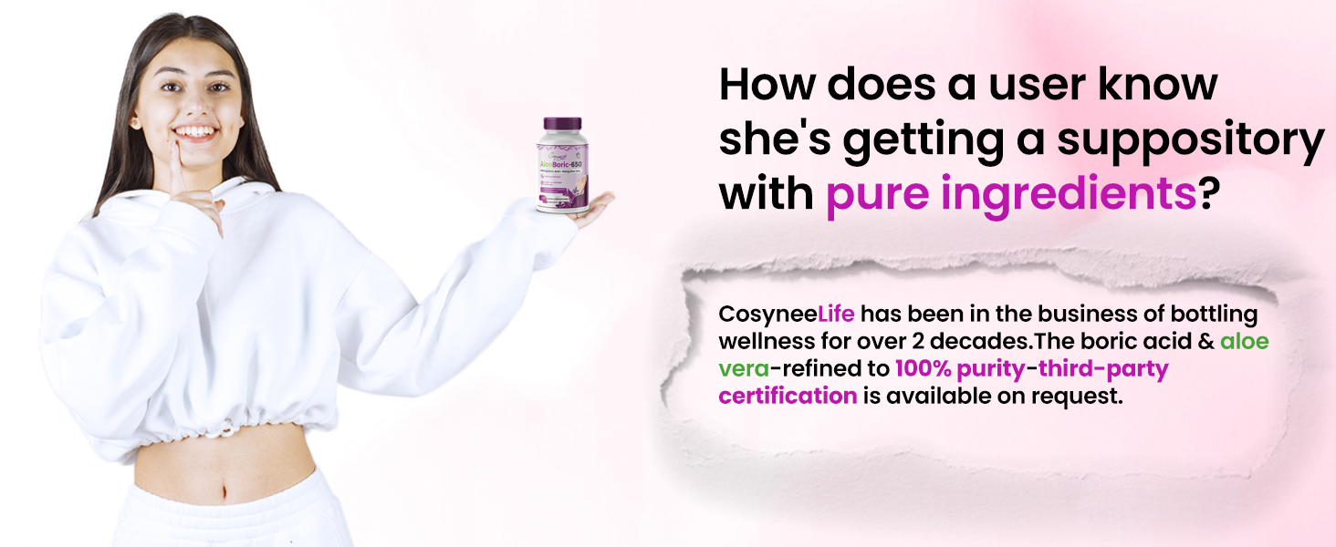 Boric Acid + Aloe vera