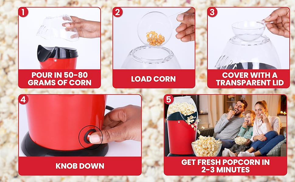 Way to make popcorn