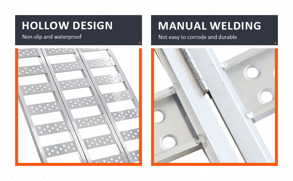 Tri-Fold Ramp with Treads