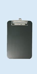 officemate low profile clipboard wood board hard writing surface firmly holds papers for travel