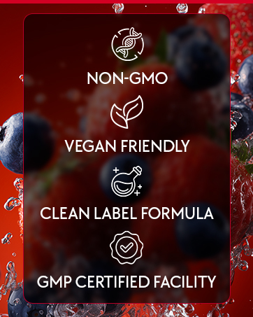 Ashwagandha gummies non-GMO vegan clean label made in GMP certified facility
