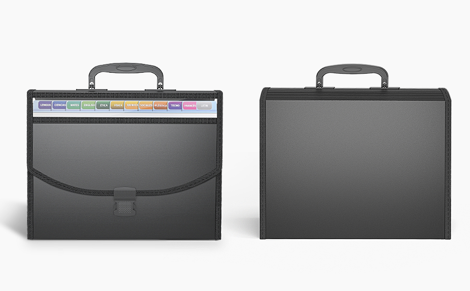 25 Pockets Expanding File Folders,Portable File Organizer