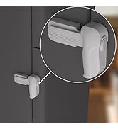 Lexng 2 Pack Grey Child Safety Refrigerator/Fridge/Freezer Door Lock, One Handed Operation & with...